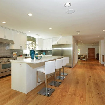 Modern Traditional Home Featuring European Oak "Livorno" Wide Plank Flooring