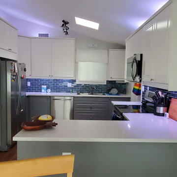 Customer Adds Through Subtraction to Create Spacious IKEA Kitchen