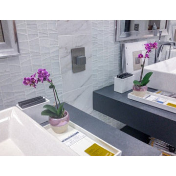 adorne® Pop-Out Outlet with 1-Gang Frame in Magnesium