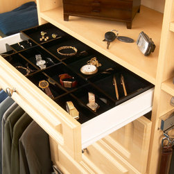 Men's Black Drawer Insert (BJS) - Closet Organizers