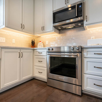 White and Gray Kitchen