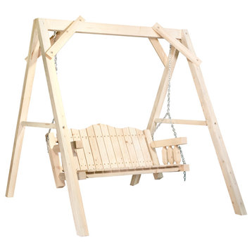 Homestead Collection Lawn Swing With "A" Frame