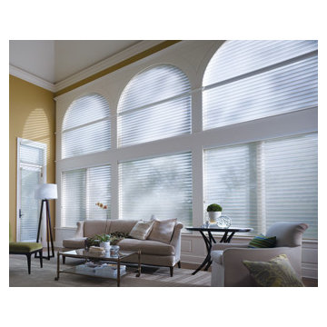 Hunter Douglas arched window coverings