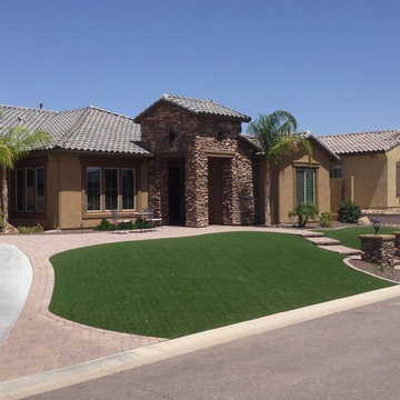 New home landscape installation and renovation