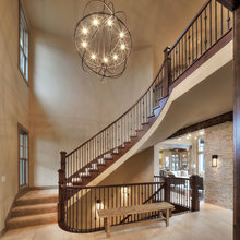 upstairs