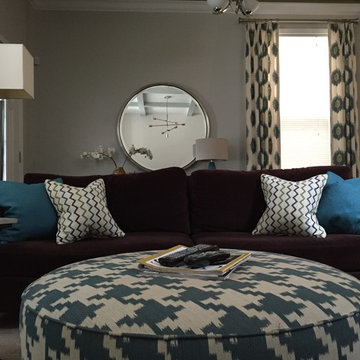 Teal Family Room