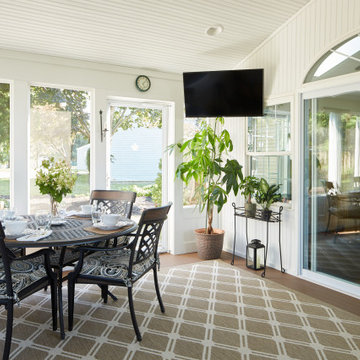 Homestyle Screen Porch and Relaxation Deck