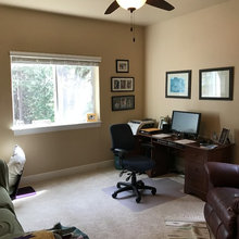 Office Within Spare Bedroom