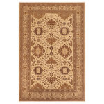 Bareens Designer Rugs - Boho Chic Ziegler Casey Beige Tan Hand-Knotted Wool Rug - 10'2'' x 13'6'' - Enhance the ambiance of your home with this magnificent Persian-influenced Turkish hand-knotted rug made by skilled artisans capable of creating the most exceptional vegetable dyes and hand-spun wool. This exquisite handmade rug is a one-of-a-kind Peshawar Kafkaz, otherwise identified as Chobi, Chobi Peshawar, Oushak, or Ziegler rug. These handmade rugs are crafted in Pakistan utilizing superior-quality wool imported from Australia, New Zealand, and Korea in two types of weaves: the Persian weave and the Mori weave. This rug is meticulously crafted by hand using the finest natural vegetable dyes extracted from local plants. The artisans use a blend of hand-spun local and fine merino wool, resulting in a rug with a compelling texture, higher lanolin content, and longer staple. The artisans occasionally incorporate natural or artificial silk into the pile to enhance specific motifs. The finished product is an awe-inspiring execution of flawless design and an understated palette that exudes elegance.