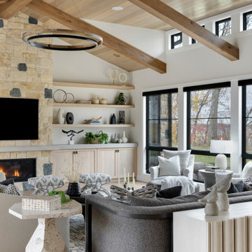 Warm, Rustic Retreat | New Home Construction