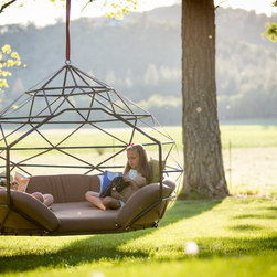 The Zome Swinging Daybed - Patio Furniture And Outdoor Furniture