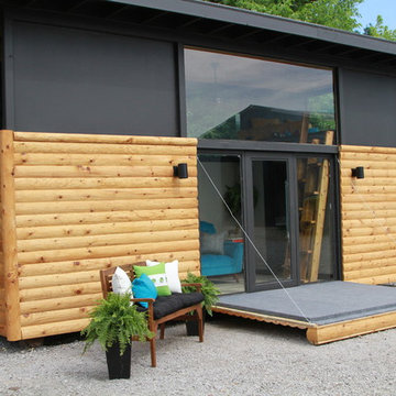 Dumpster turned tiny home