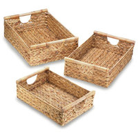 Water Hyacinth Nesting Basket Set