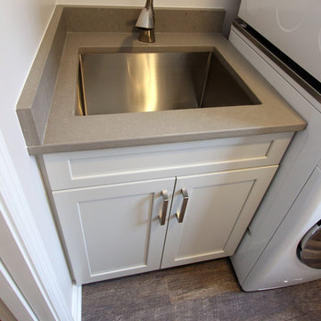 Waypoint Painted Harbor Cabinets and Lenova
