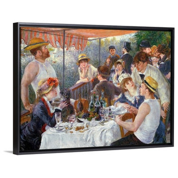 "The Luncheon of the Boating Party, 1881" Floating Frame Canvas Art, 26"x20"x...