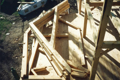 Inspiration for a craftsman home design remodel in Other