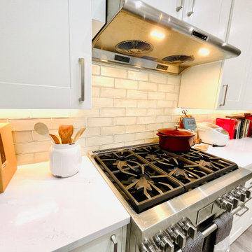 Busy Cooks Maximize Kitchen Function, Display, Light, Storage & Forest Views