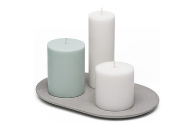 CANDLE PLATE M
