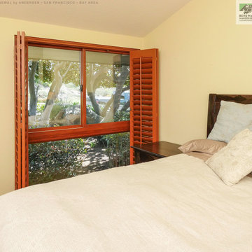 Nice Bedroom with New Wood Windows - Renewal by Andersen San Francisco Bay Area