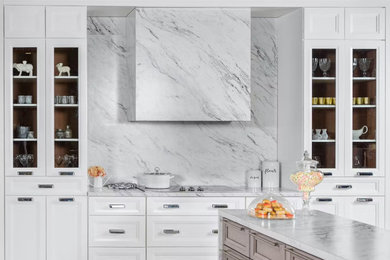 Fabuwood Kitchen Cabinet Allure Onyx and Quest Frost White
