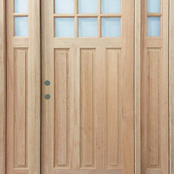 Mahogany 6-Lite Craftsman Door - Products