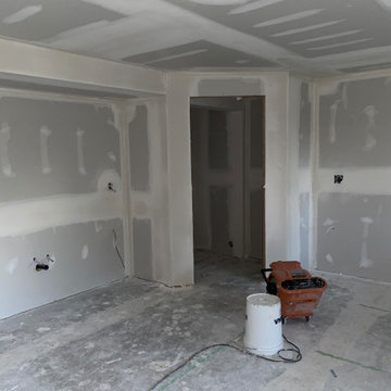 Basement Drywall Progress!