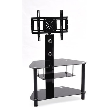Glass TV Stand With Mount
