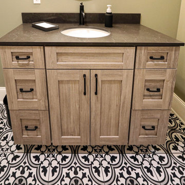 Basement Remodel with Kitchen, Theater Room, Popcorn Snack Bar and Bathroom
