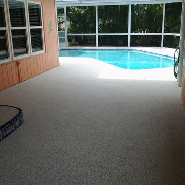 Residential Swimming Pool Rubber Deck