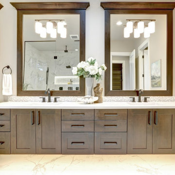 Newport Beach Luxury Marble Bathroom Remodel