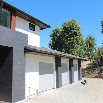 Temecula Ca. Soffit, Fascia, Gutters, Downspouts, Beam Cap, After Stucco