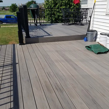 Timbertech Deck with 2 Outdoor Living Areas