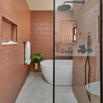 Mediterranean Wet Room Bath (Chicago, IL)