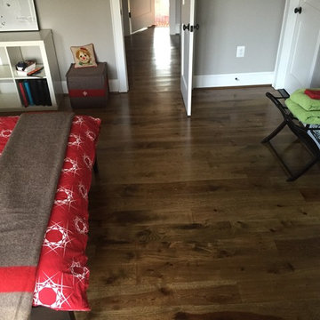 Wide hickory plank project, Arlington