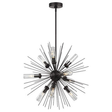 Murray Feiss OLF3295/9ORB Hilo 9, Light Outdoor Chandelier, Oil Rubbed Bronze