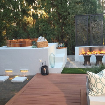 6' x 3' cedar hot tub with 11kW Electric heat Power Pak®
