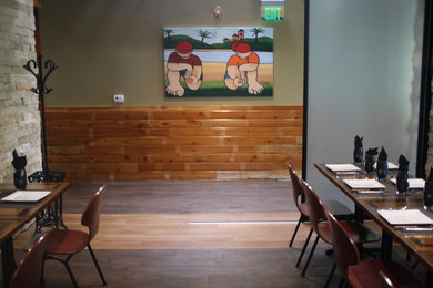 Inspiration for a contemporary dining room remodel in San Diego