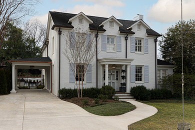 Example of a classic exterior home design in Charlotte