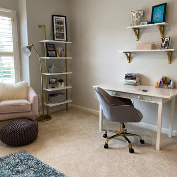 Teenage Girl Bedroom Makover, Milton GA