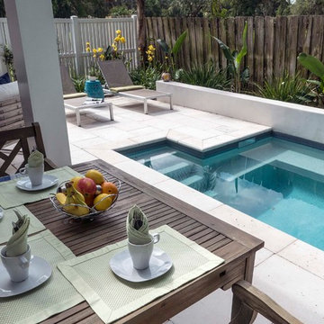 Paradise Preserve | Atlantic Beach Contemporary Backyard