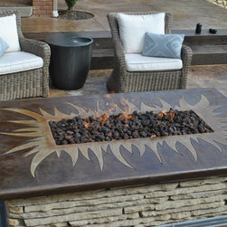 Fire Pit with CROSSFIRE&trade; Brass Burner - Fire Pits