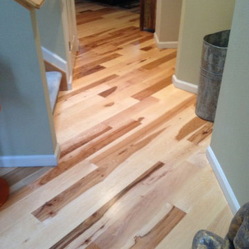 Hickory Hardwood Floors, installed and finished