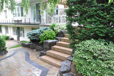 Inspiration for a mid-sized backyard patio remodel in Toronto