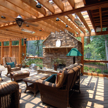 Canton Cedar and Trex Deck