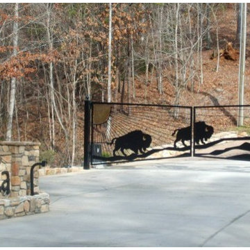 Custom Driveway Gates and Entrance Design