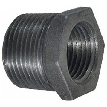 4"x1" Black Malleable Iron Bushing Fitting With Hexagonal Head