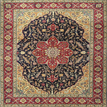 Ahgly Company Indoor Square Traditional Area Rugs, 3' Square