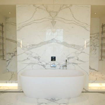 St Johns Wood 1 - Carrera Marble (a bitch to clean?)