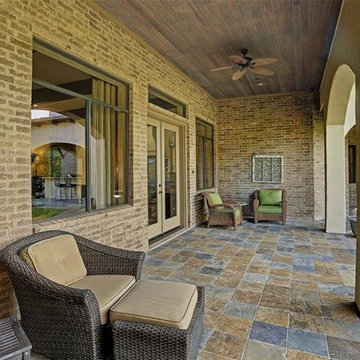 Transitional Mediterranean Style Custom Home on Acreage in Richmond, Texas