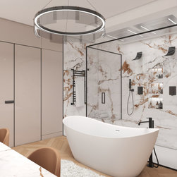 Attentive Detailing in Spa Design - Shower Stalls And Kits
